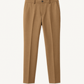 Camel Wool Trousers - Domiciano Pants