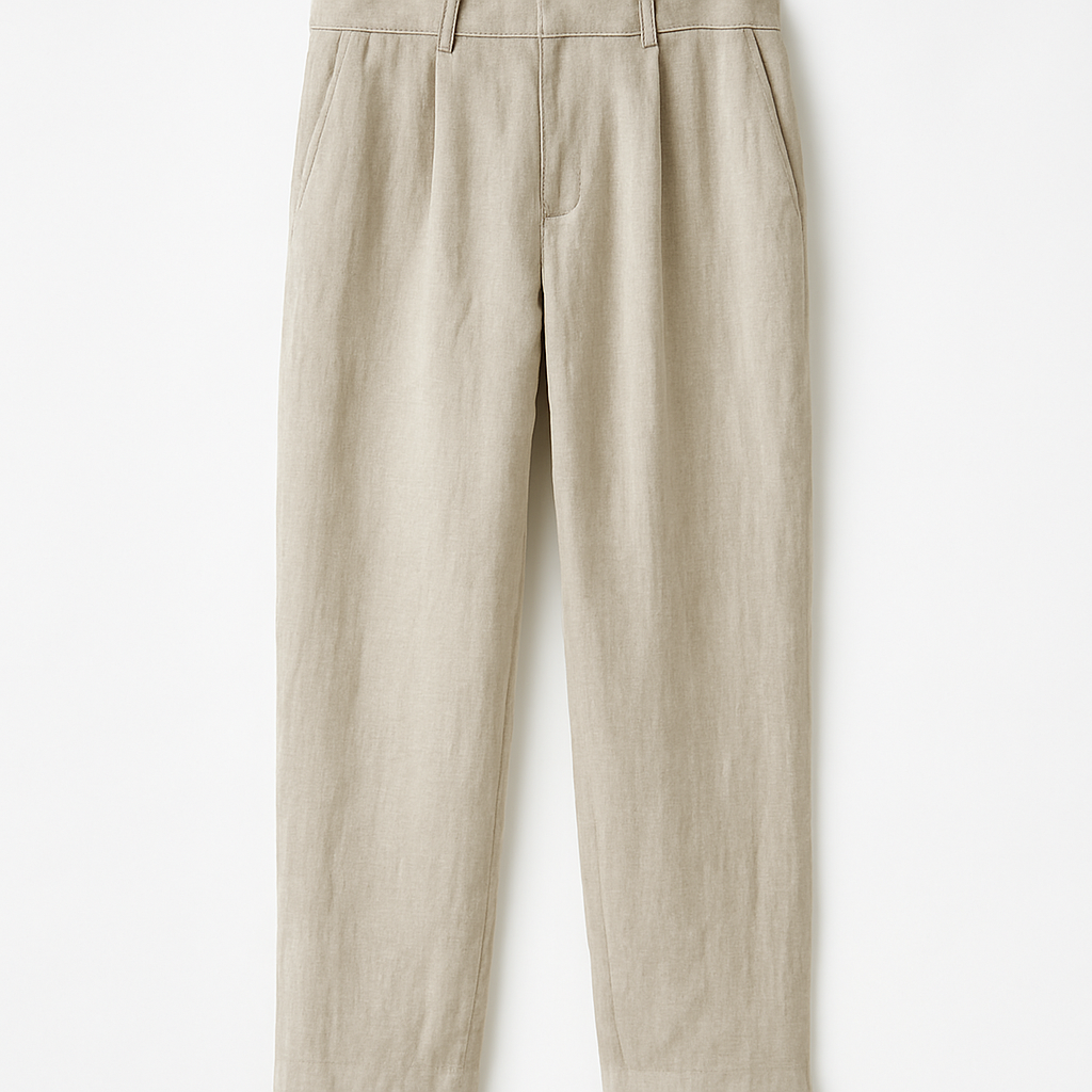 Stone Linen Chinos - Domiciano Pants