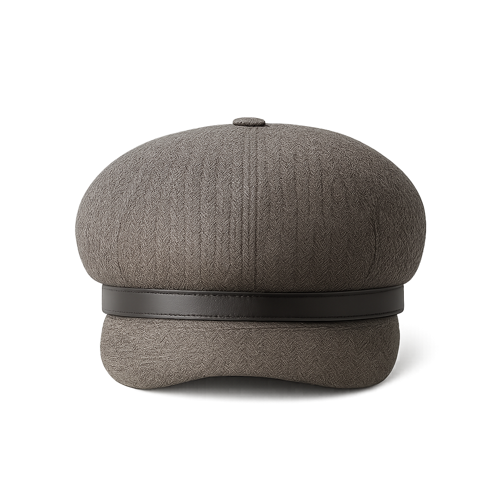 Tweed Newsboy Cap - Domiciano Hats